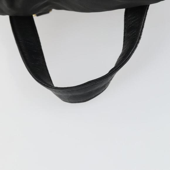 PRADA Backpack Nylon Black Gold Auth ka1273 main image 10